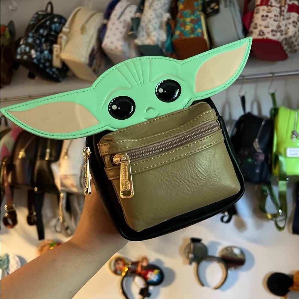 Loungefly Grogu wristlet/ Mini Bag/ Belt Loop